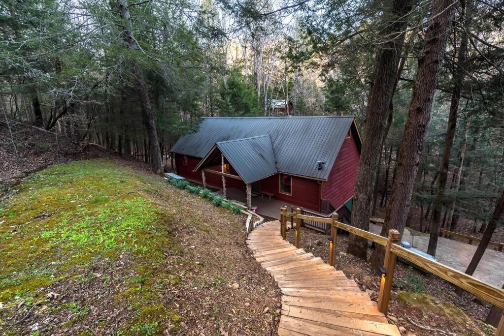 Private Creekside Cabin+Hot Tub,Pool Table, & Pets Ellijay Luaran gambar